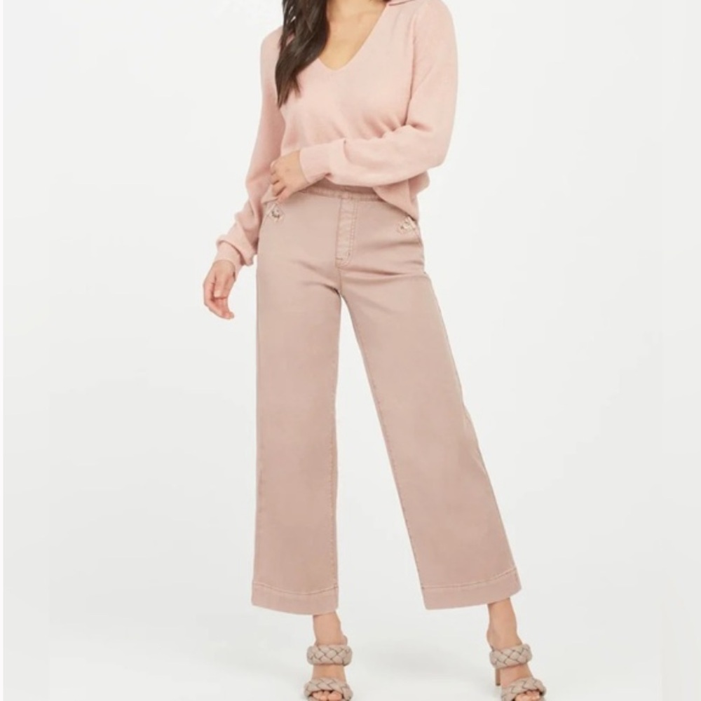 SPANX® Stretch Twill
Cropped Pant Size M PETITE